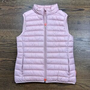 Save the Duck PlumTech Vest Womens PInk Puffer Full Zip Ultra Light Jacket Soft